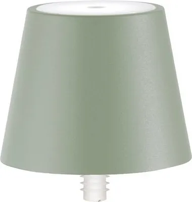 Immagine prodotto di Lampada a led Poldina STOPPER di Zafferano ricaricabile e portatile colore Salvia con batteria fino a 12 ore