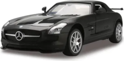 Produktbild von Mercedes-Benz 1:14 2.4G SLS AMG offiziell lizenziertes ferngesteuertes Auto, 2,4 GHz Fernsteuerung, für Kinder ab 6 Jahren, matt Schwarz