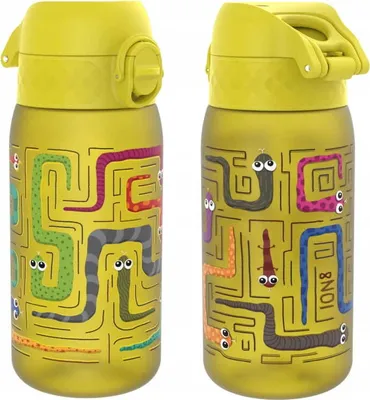 Produktbild von ION8 | Trinkflasche Snakes - 350 ml - Gelb - BPA-frei - Umweltfreundlich und leicht