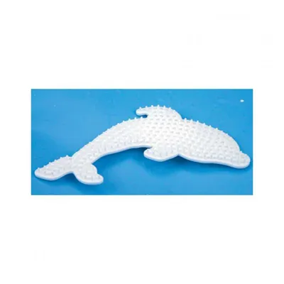 Obrázek produktu pro Hama Bügelperlen 300 Hama Stiftplatte "Delfin", weiß