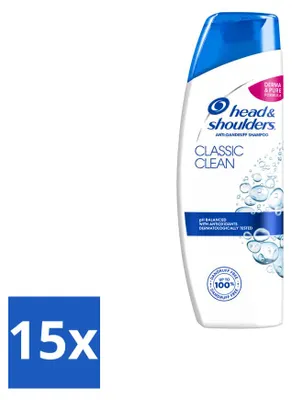 Produktbild von 15 x Head & Shoulders Shampoo Classic Clean 200 ml - Vorteilspackung - 15 Stücke