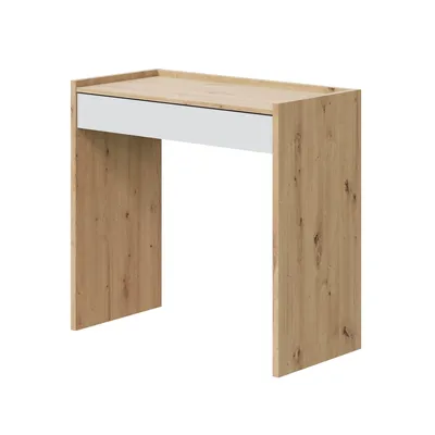 Produktbild von Kinderschreibtisch >NOA< in Nodi-Eiche/Artik-Weiß - 82x77x40 (BxHxT)