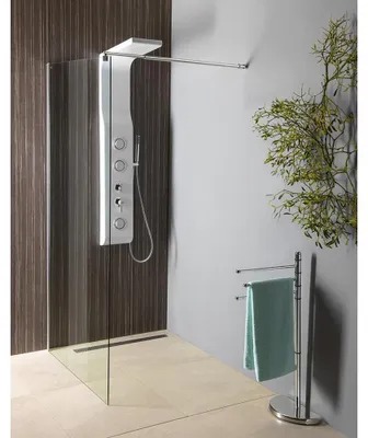 Zdjęcie produktu dla Aqualine Walk-In - Parawan prysznicowy 900x1900 mm, szkło przezroczyste WI091