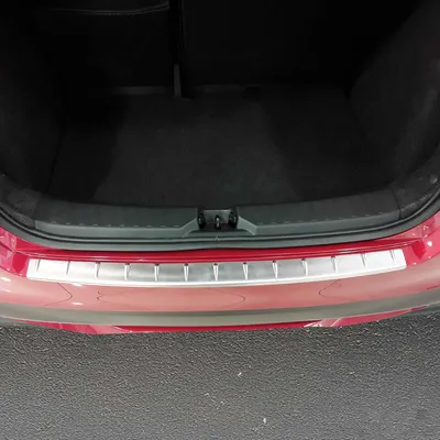 Image de Protection Seuil de Pare-chocs Arriére Pour Nissan Micra 2017-2025 Acier Inox