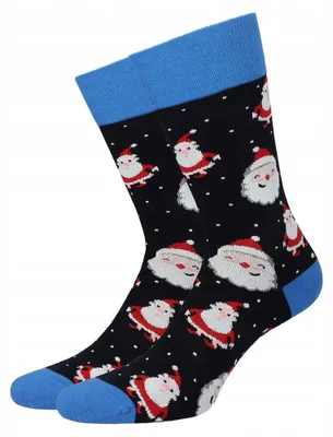 Produktbild von Lancerto Weihnachtssocken mit Nikolaus-Motiv Herren 39-42