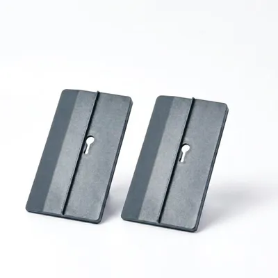 Image de Lot de 2 outils de montage pour cloisons sèches (8,5 x 15 cm) destinés aux plaques de plâtre et aux panneaux de fibres-gypse, pour des joints de dilatation parfaits - DRYWIX