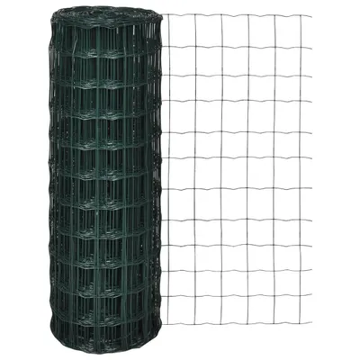 Image de vidaXL Clôture de jardin grillagée 25x1,2m grillage métallique