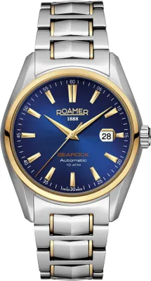 Obrázok produktu pre Roamer pánske náramkové hodinky Searock Automatic 42 mm náramok z nerezovej ocele 210633 47 75 20