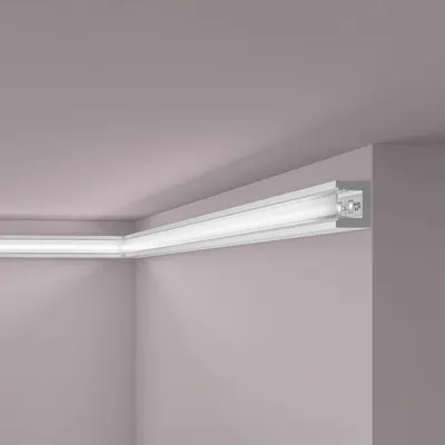 Produktbild von NMC IL12 WALLSTYL Eckleiste Zierleiste Stuckleiste für Indirekte Beleuchtung 2 m