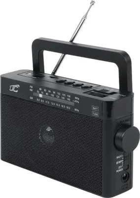 Immagine prodotto di Sona Radio retrò portatile con Bluetooth/AM/FM / MP3 / USB/SD Batteria da 1200mAh Antenna telescopica (nero)