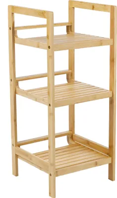 Obrázok produktu pre Kúpeľňová polica Bambus 30x30x70 cm 33322