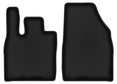 Image de Tapis avant en moquette pour VW ID.5 2022- (SUV) – 2 pièces, noirs, sur mesure – Wielganizator DURBAN