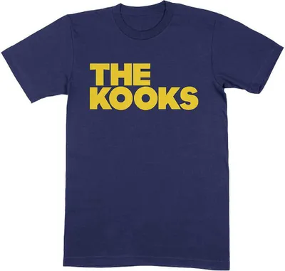 Produktbild von The Kooks Logo Navy Blue S T-Shirt