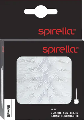 Produktbild von Spirella WC Bürste Ersatz Bürstenkopf (ØxH): 8 x 10 cm weiß passend zu den Serien Bali, Cocco, Crystal, Moji, Nyo, Pure, Relief, Roma, Akira, Sina, Sun&Moon, Tube