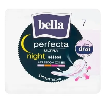 Obrázok produktu pre Podložky Bella Ultra Night s doplnkovým komfortom, 7 kusov