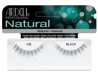 Produktbild von ARDELL Natural 108 1 Paar falsche Wimpern Schwarz