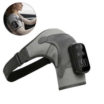 Produktbild von Wärme- und Vibrations-Schultertherapiegerät, 5 Heizstufen, 5 Modi, NTC Smart Control, 2000mAh Akku, ergonomisch, kabellos, entspannend für Muskeln