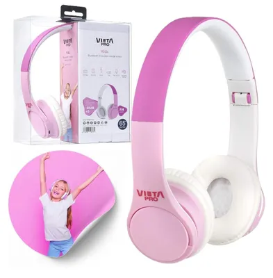 Obrázek produktu pro Bezdrátová sluchátka přes uši s mikrofonem Vieta Pro Kids