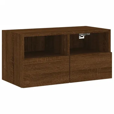 Obrázok produktu pre vidaXL TV nástenná skrinka hnedý dubový vzhľad 60x30x30 cm materiál na báze dreva