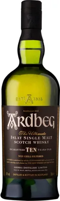 Produktbild von Ardbeg 10 Jahre The Ultimate Islay Single Malt Scotch Whisky | 46 % vol | 0,7 l