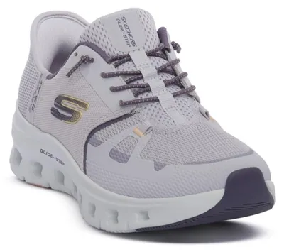 Produktbild von Skechers Damen-Sneaker-Slipper SLIP-INS GLIDE-STEP PRO Lavender-Lila-Mehrfarbig, Farbe:blau, EU Größe:371/2