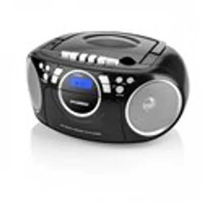 Obrázek produktu pro Rádio přenosné HYUNDAI TRC 788 AU3BS černo-stříbrné kazetové