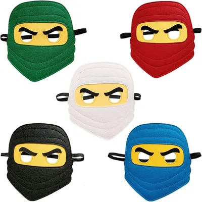 Produktbild von Masken für Kinder – Set mit 5 Stück – Filzmasken – Cosplay-Masken für Kinder – Geburtstag – Dekoration – Party