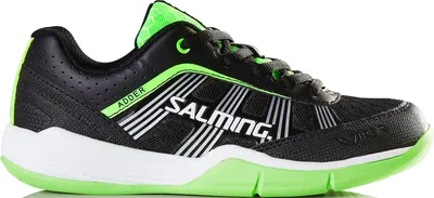 Produktbild von Salming Adder Indoor Handballschuhe Hallenschuhe schwarz/grün 1237096-0106, Schuhgröße:37 1/3 EU