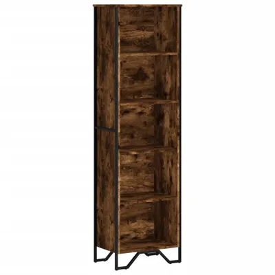 Immagine prodotto di vidaXL Libreria in rovere fumé 50x31x169 cm materiale a base di legno