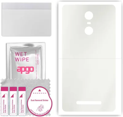 Produktbild von apgo Rückseite Schutzfolie, Matt, kompatibel mit Xiaomi Redmi Note 3 Note 3 Pro, Hinten Hydrogel-Displayschutzfolie mit Positionierhilfe, kratzfest, einfache Montage