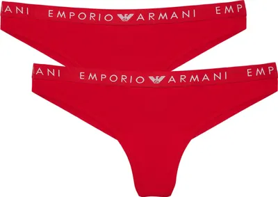 Produktbild von 2er Pack EMPORIO ARMANI Damen Brazilian Brief Stretch Baumwolle