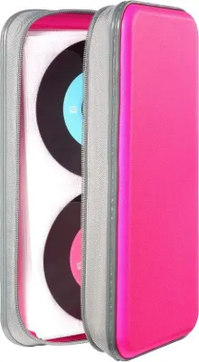 Produktbild von Famanu CD/DVD Aufbewahrungsmappe 96 CDs/DVDs - Tragbare DVD-Halterung in Schwarz