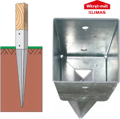Immagine prodotto di Ancora a martello da giardino KOW-1 - 71x145x600