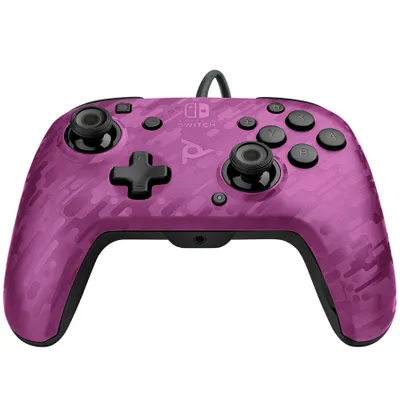 Produktbild von PDP Faceoff Deluxe+ Audio, Gamepad, Nintendo Switch, Nintendo Switch Lite, Nintendo Switch OLED, D-Pad, Home button, Analog / Digital, Kabelgebunden, USB
