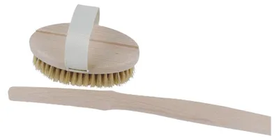 Produktbild von Redecker Badebürste, Borste, weich, gebog. Stiel