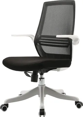 Produktbild von Moderner Bürostuhl HWC-J88, Schreibtischstuhl, ergonomisch atmungsaktiv, Taillenstütze, anhebbare Armlehne  schwarz