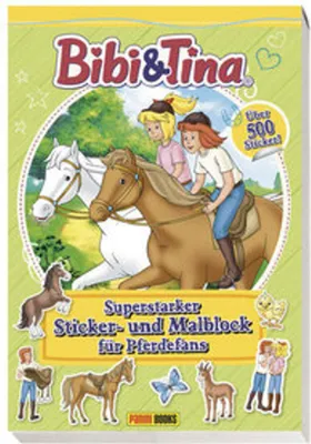 Obrázok produktu pre Bibi & Tina: Super silný blok nálepiek a omaľovánok pre fanúšikov koní