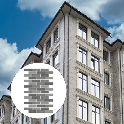 Produktbild von Moderný fasádny obklad & dekorácia stien s prírodným kameňom - AMK fasádny systém (9,4 m²), 200 Mix-šedá