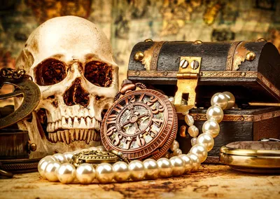 Produktbild von ENJOY Puzzle Piratenkapitänstisch 1000 Teile