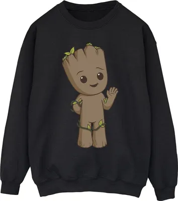 Produktbild von Marvel - "I Am Groot" Sweatshirt für Herren BI36027 (XL) (Schwarz)