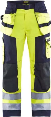 Produktbild von Blakläder Multinorm Handwerker Bundhose 1579 1514 in gelb/marineblau, Größe:46