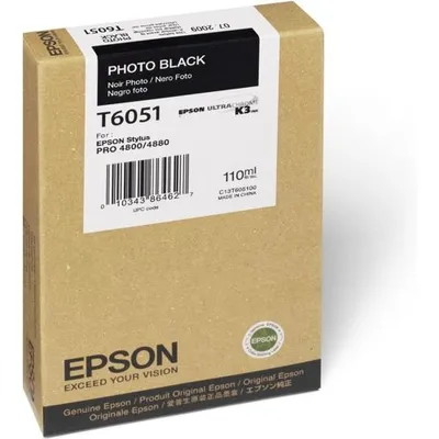 Obrázok produktu pre Epson Inkoustová Photo Black T564100, Čierna, Atrament na pigmentovej báze