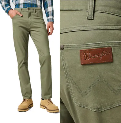 Immagine prodotto di Wrangler Herrenmaterialhose Larson Dusty Olive 112356816 W18S014024