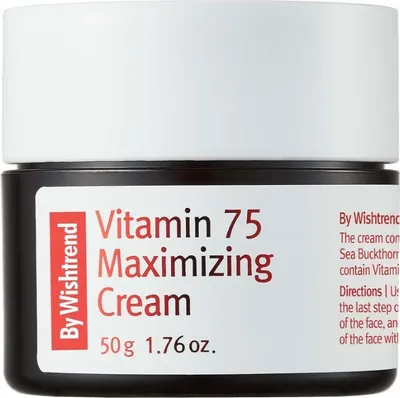 Zdjęcie produktu dla By Wishtrend Vitamin 75 Maximizing Cream, 50 ml - krem z rokitnikiem