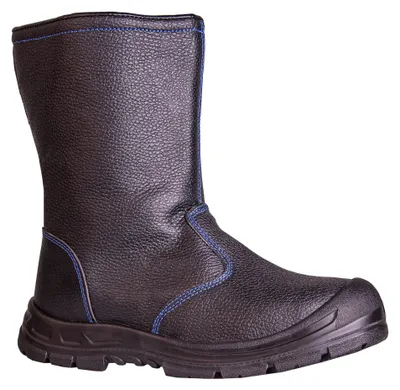 Produktbild von Hase Winter-Sicherheitsschlupfstiefel S3 Grönland mit Reißverschluss Größe 48, schwarz
