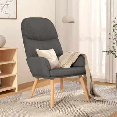 Produktbild von The Living Store Relaxsessel Hellgrau Stoff