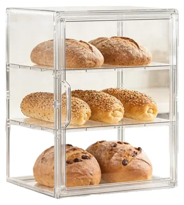 Imagen del producto de Caja de almacenamiento de acrílico transparente para pan
