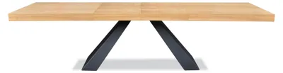 Productafbeelding van Tisch Esstisch Holztisch xxl Konferenztisch 100x200cm Ausziehbar 280cm massiv