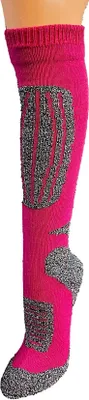 Produktbild von Skisocken Thermo Skistrümpfe Kniestrümpfe Pink Schwarz Blau Gr. 39-42