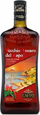 Produktbild von Vecchio Amaro Del Capo Red Hot Edition Kräuterlikör, Spirituose, Alkohol, Flasche, 35 %, 700 ml, 001/APIC-8